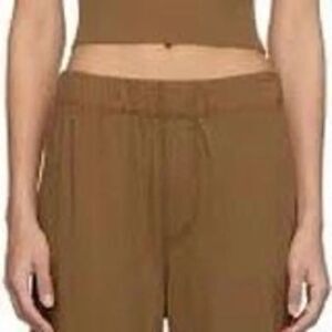Eterne Tan Cotton Modal Blend Jersey Pull On Thermal Lounge Pants Size Medium